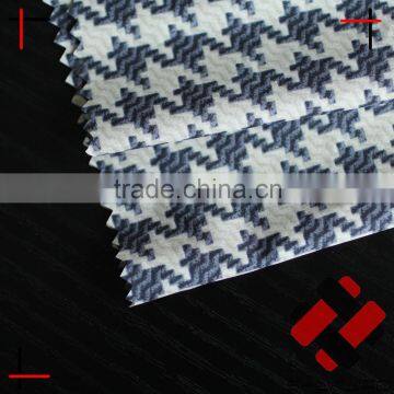 Microfiber high class 350T polyester pongee with water printing for down jacket