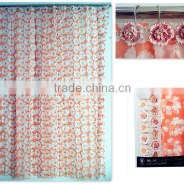 Eco-friendly and Rainbowl Bath PEVA Shower Curtain photo-3