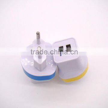 AC/DC Universal 5V 2.1A Dual Usb Travel/home/wall Charger for Ipad photo-4