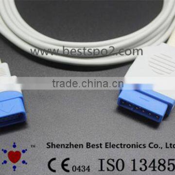 GE Ohmeda OxyTip SpO2 Adapter Cable 11pin >>DB9 Trusignal Sensor