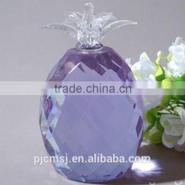 Valentine's day gift crystal pineapple for decoration