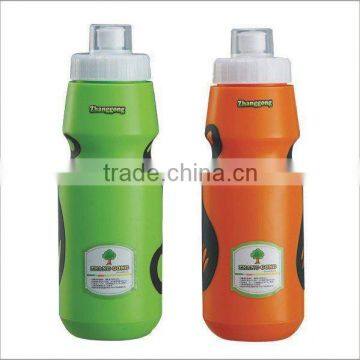 PE plastic recycled sport water dringking bottle(BPA free)