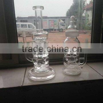 Suitcase Packing Hand Blown High Borosilicate Cigarette Smoking Glass Water Pipe photo-3