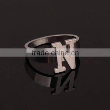 Letter Finger Ring
