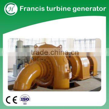 500kw Francis turbine water powered generator