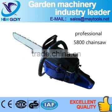 Two stroke professional CS5800 gasoline chainsaw