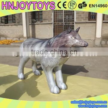 Kids Inflatable Wolf Toy, Life Size Toy Inflatable Wolf