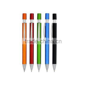 Promotional Click plastic Pen With metal clip