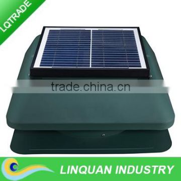 12 inch 12W fixed solar panel roof mounted industrial exhaust fan