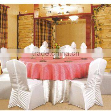 ivory ruffled wedding thick spandex Chair Cover