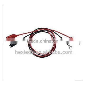 Test lead with alligator clips and prongs