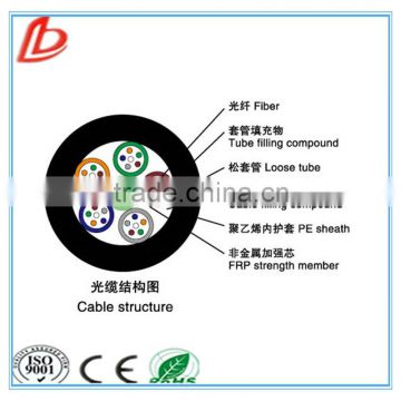 GYFTA Multi core 6 core duct outdoor optical fiber cable