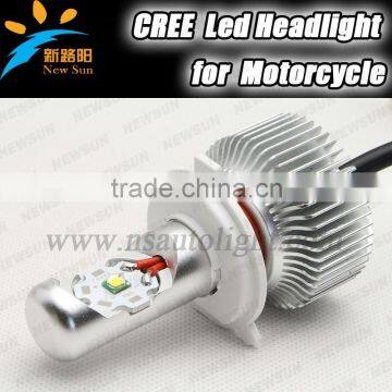 Three Function With Hi/Lo Beam led motorcycle headlight bulb C ree Led Headlight For Motorcycle 3800lm Ultra Bright