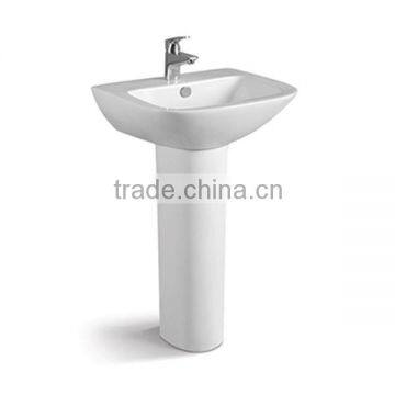 Free Floor Standing Bathroom Ceramic Wash Pedestal Basin