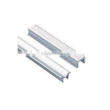 Furniture shift gate slot sliding door rail