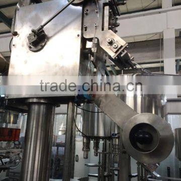 Automatic HDPE Bottle Milk/juice 3in1 Filling Machine With Aluminium Film Sealing