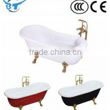 China Supplier Luxury Bathroom Design Soaking Freestanding Bathtub