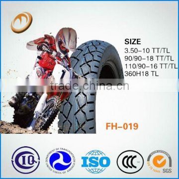 China best quality rubber scooter tubeless tire for sale