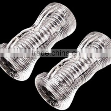 Transparent Silicone Male Pussy Masturbator Stretchy Tube Cup Sex Toys