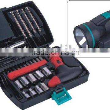 24pcs Tool Set with Flashlight