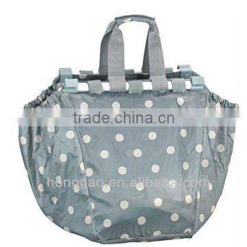 Reusable polyester tote shopping bag wholesale