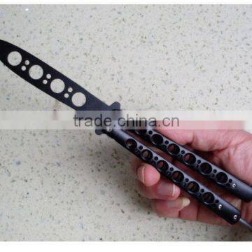 Butterfly Steel Trainer Knife / Folded Knife Training Tool / Butterfly Knife photo-3