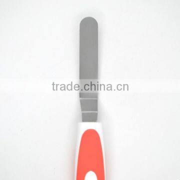 Hot Sales in Amazon Unique Design TPR Handle Stainless Steel Mini Cheese Spatula photo-3