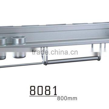 Kitchen Shelf with Hooks Kitchen accessories ALuminum Wall Mount