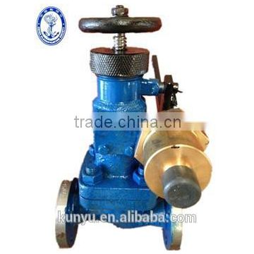 Marine quick closing valve stainless steel flange