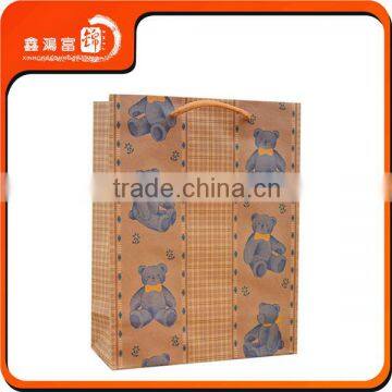 2016 XHFJ Popular Garment Shopping Paper Bag Design in Craft Paper photo-2