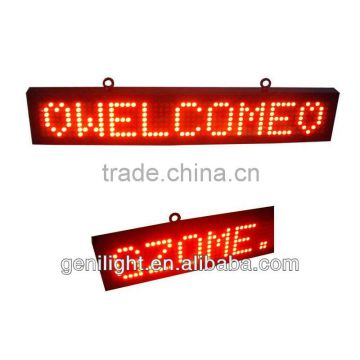 CE approved indoor led display board, RGY tricolor and remote control