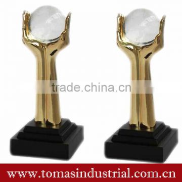 new design luxury crystal award trophy component