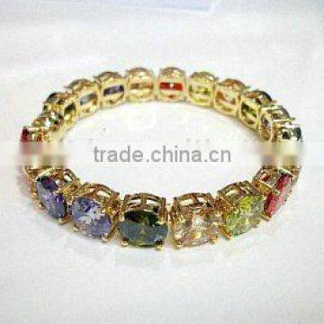 fashion bracelet/18K plating platinum/zircon jewelry