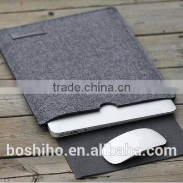 Custom Logo Design Felt Sleeve Carrying Bag Ultrabook Laptop Bag for Apple Macbook Air photo-2