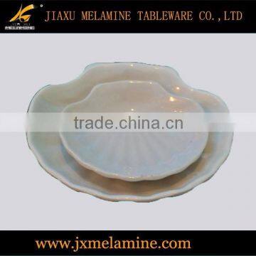 melamine shell shape plate