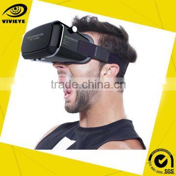 2016 hot sell vr shinecon Virtual Reality 3D Glasses Bluetooth Control Movies Headset