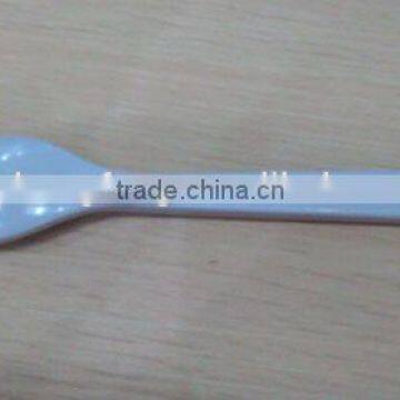 Long Handled White Melamine Spoons Plastic Coffee Honey Soup Spoon