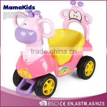 Hot sale design children push car 2015 plastic custom kids toy ride on cars