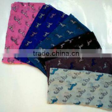 Cotton Voile Scarf Horse Fashion Shawls Import Wholesale Scarves