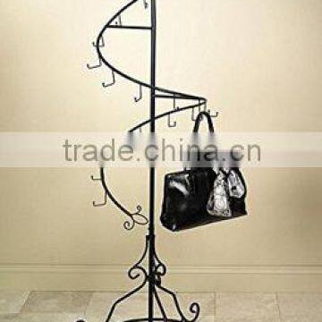 Spiral Purse Tree Retail Rack Display - Pointed Top(BR-B-0174)