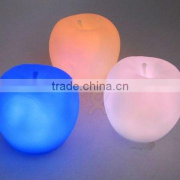 LED night light, colorful apple night light