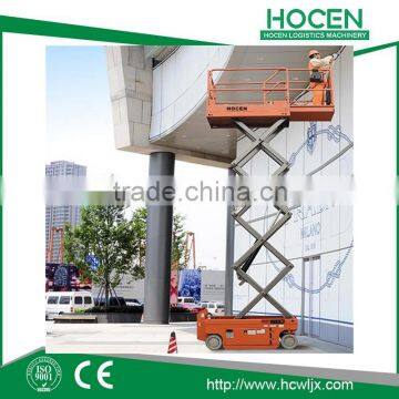 HOCEN Electric Forklift High Rise Stationary Scissor Lift Platform Drum Lifter Forklifts Lift Table Fix Scissor Lift Manual Fork photo-5