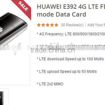 Original HUAWEI E392 LTE/DC-HSPA+ 100Mbps HUAWEI 4G USB Modem,4G Wireless Data Card,HUAWEI 4G Modem,4G LTE Modem