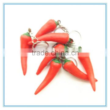 Chili Pepper Stress Ball Keychains