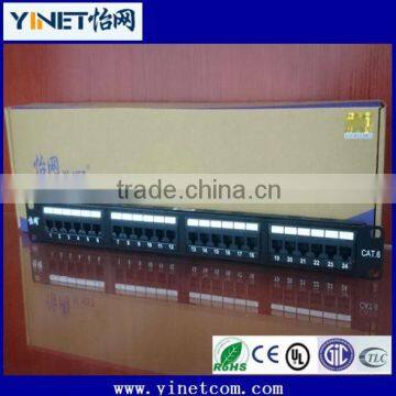 Top Quality 180 Degree Systimax 24 Port Cat6a 1U Patch Panel