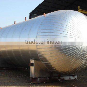 Liquid CO2 storage tank