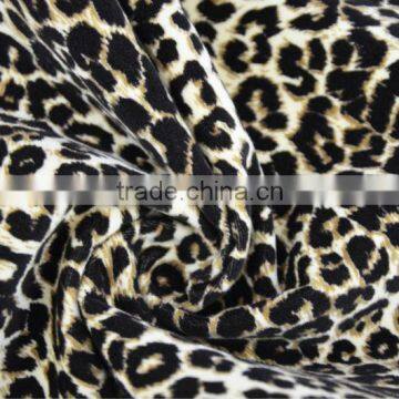 100% cotton velvet fabric leopard velvet fabric uncut corduroy