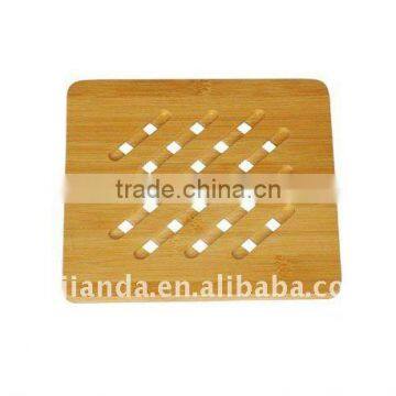 Bamboo square pot coaster