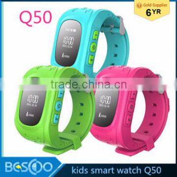 Q50 Kids smart watch with SOS function ,kids GPS wrist watch with monitoring for Anti-Lost