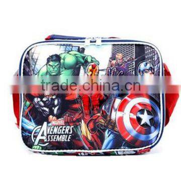 Marvel Aven gers Cap tain America School Lunch Box Bag- Insulated Box -Great Bravery